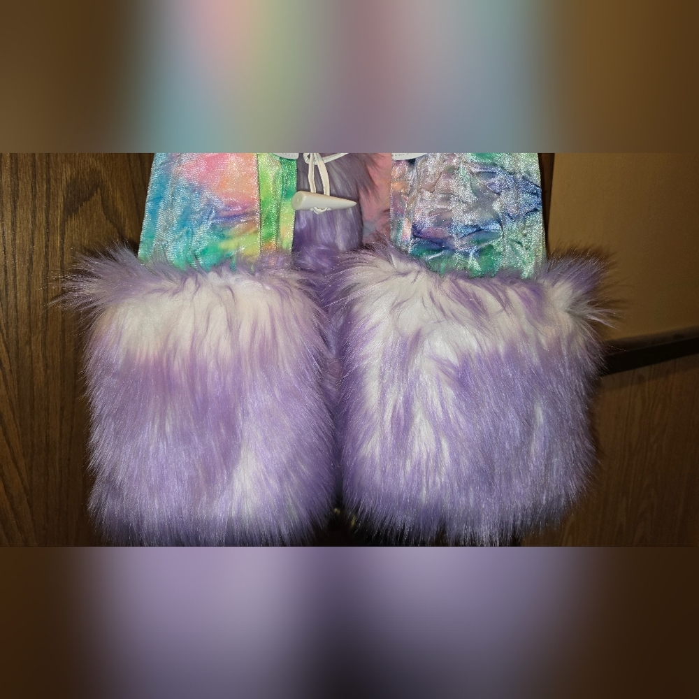 J.valentine Hooded Fur Trimmed Half Duster - Picture 3 of 6